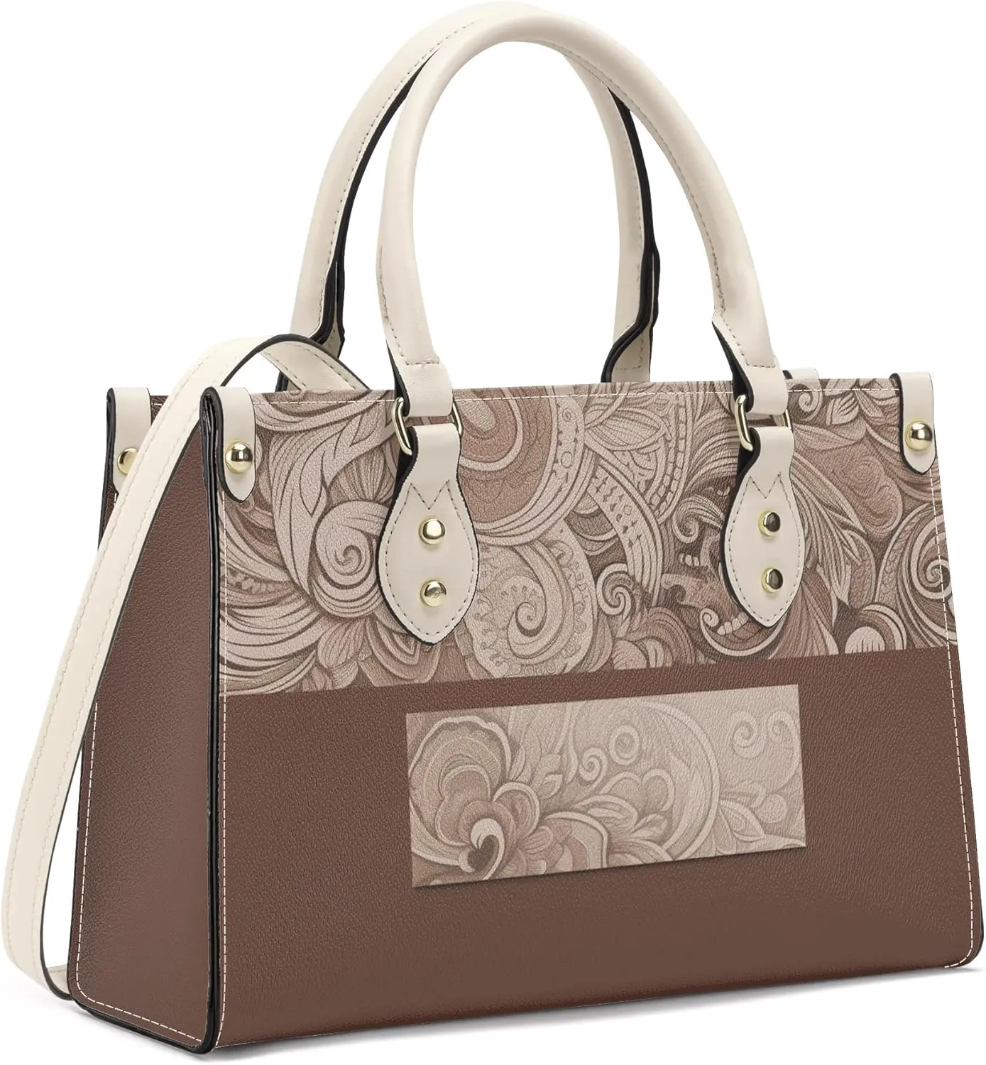 Women Fashion Handbags PU Leather Top Handle Satchel Shoulder Tote Bags for Ladies
