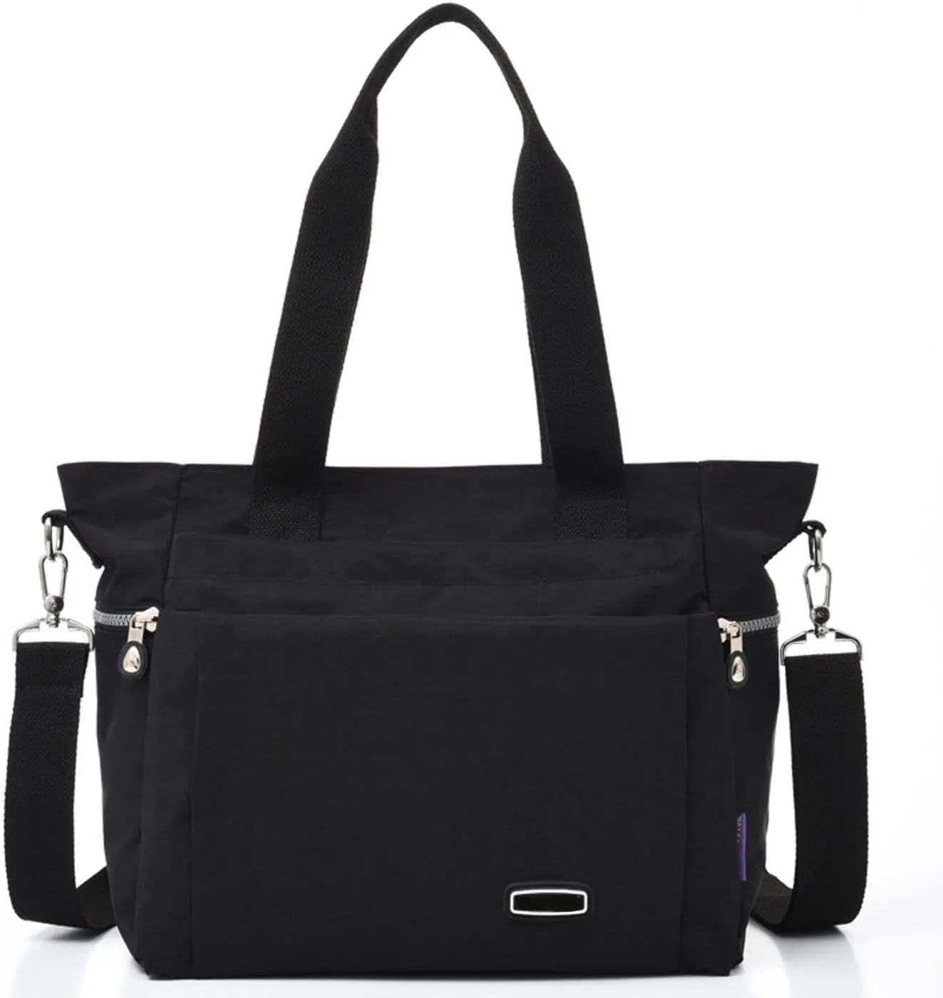 Women RFID Crossbody Bag Multi Pocket Shoulder Bag Waterproof Nylon Travel Satchel Handbag Purse