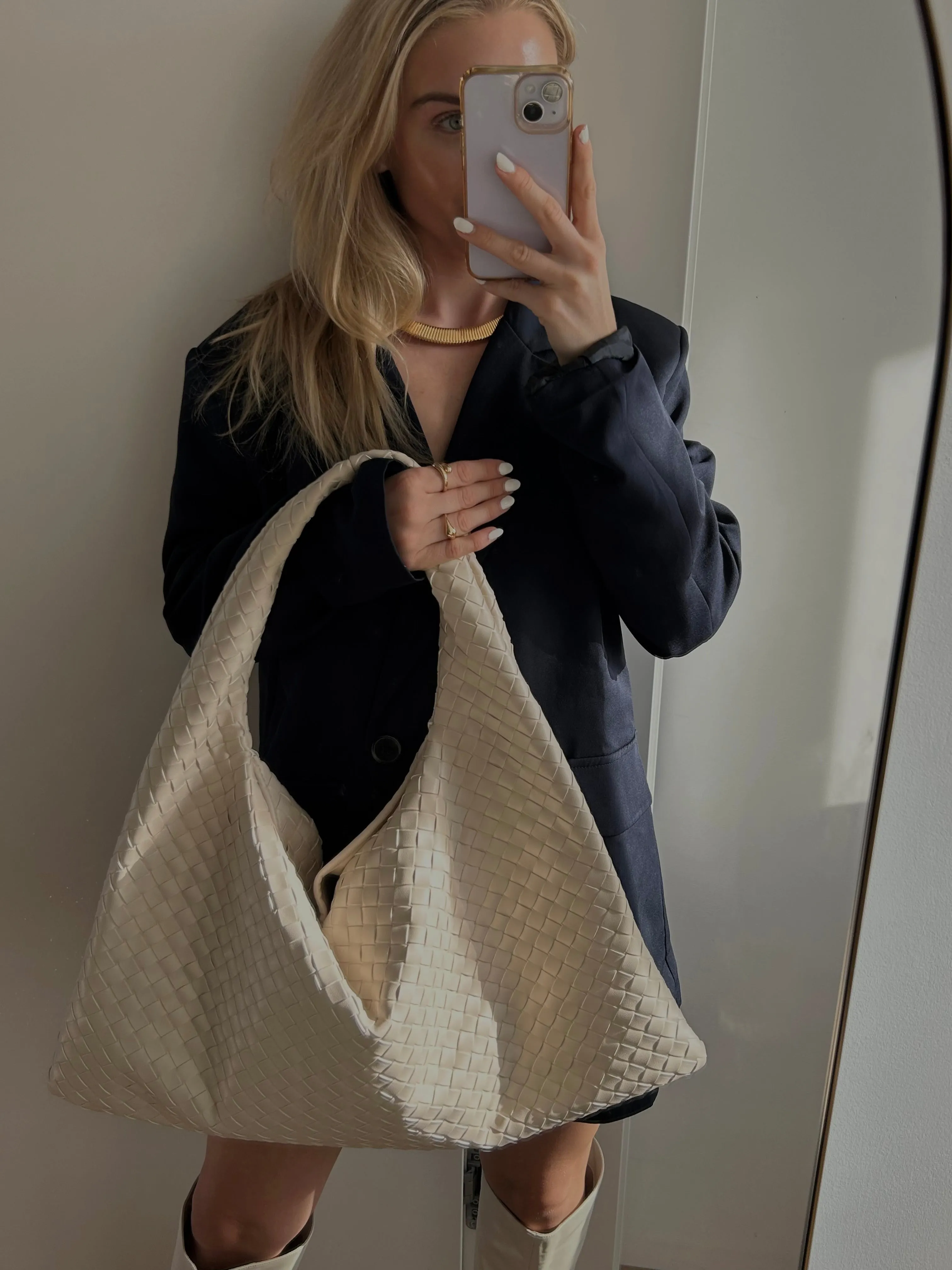 Women Shoulder Bag Large Capacity Slouchy Handbag for Travel