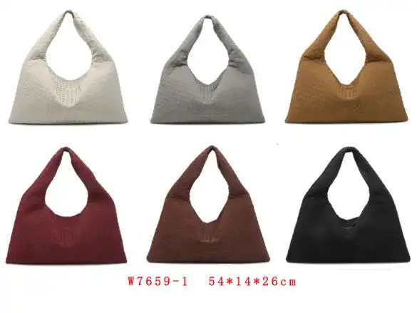 Women Shoulder Bag Large Capacity Slouchy Handbag for Travel