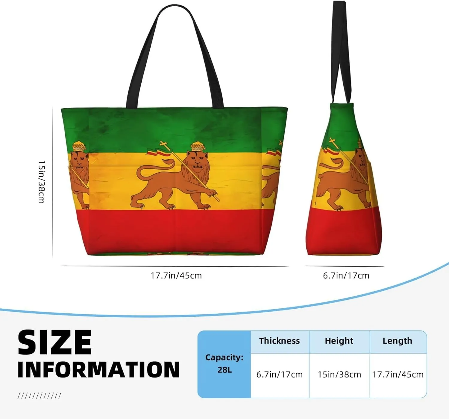 Women's Beach Travel Bags Large Waterproof Tote Bag with Pockets Sandproof Handbag for Beach Gym Vacation