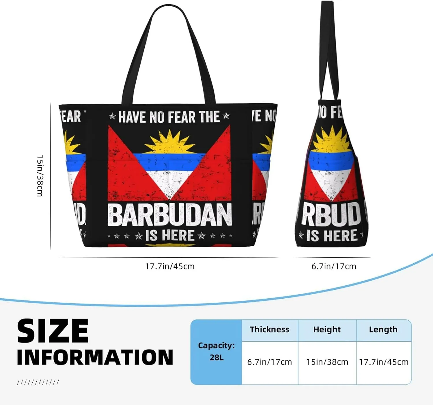 Women's Beach Travel Bags Large Waterproof Tote Bag with Pockets Sandproof Handbag for Beach Gym Vacation