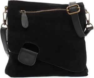 Women's Cowhide Leather Crossbody Shoulder Bag Small Messenger Purse Sling Satchel Bag For Work Business Travel