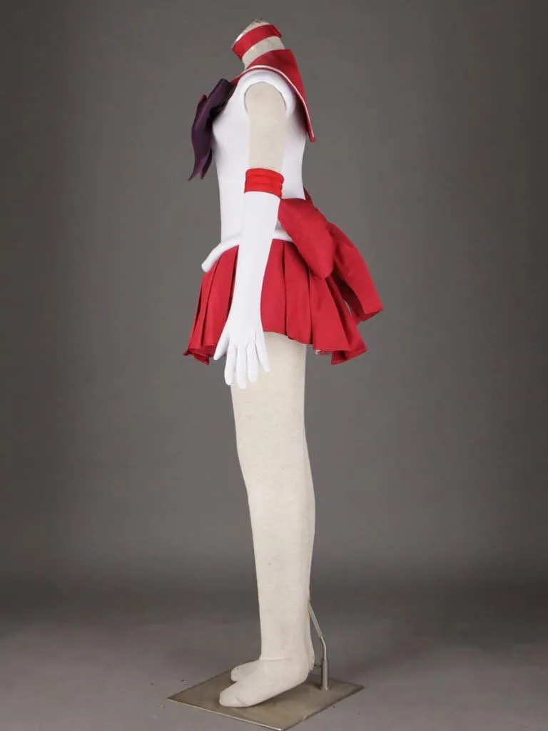 Women's Hino Rei Cosplay Costume 6 Pcs Set