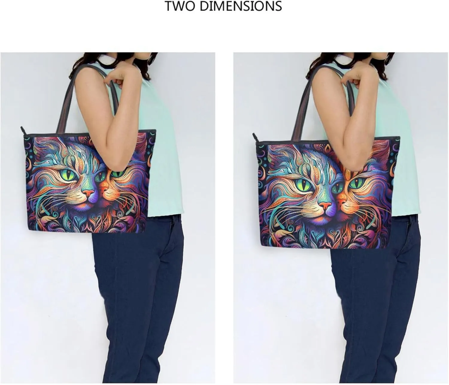 Women's Large Capacity Hobo Shoulder Bags - Casual Work & Vacation Tote Bag, 11"