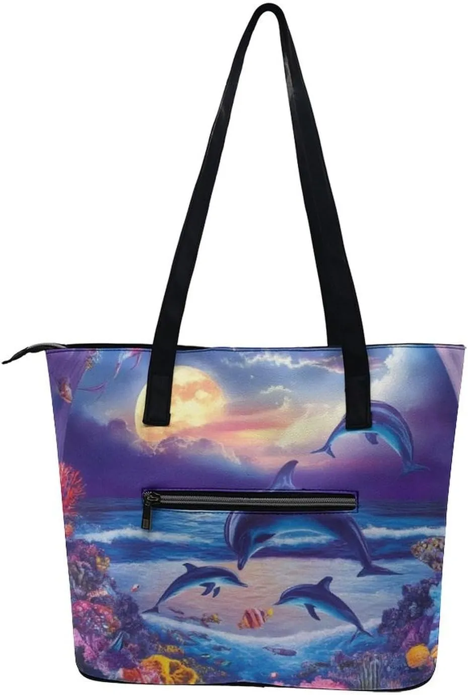 Womens Large Capacity Shoulder Tote Bag Casual Multifunction Handbags