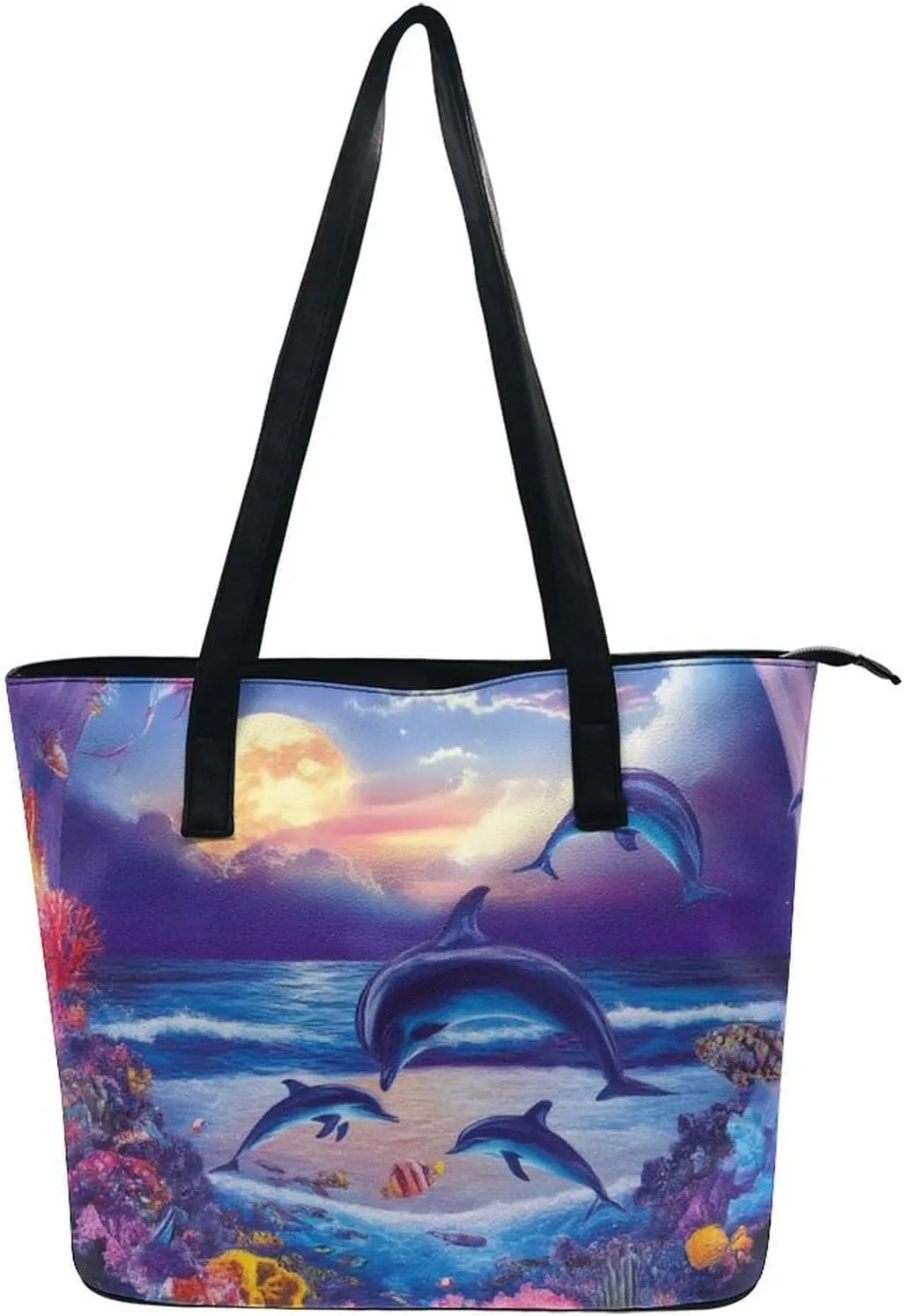 Womens Large Capacity Shoulder Tote Bag Casual Multifunction Handbags