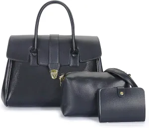 Women’s Leather Satchel Tote Bag, Large Top Handle Handbag, Trendy Work Bag, Doctor Bag Purse