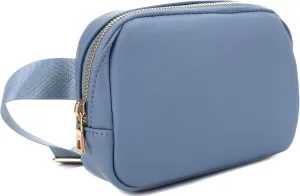 Womens Mens Light Weight Small Compact Multi Pocket Fashion Waist Packs Belt Bags