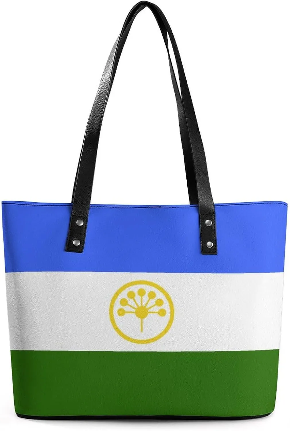 Women's Montserrat Lslands Flag Tote Bag Leather Shoulder Handbag Large Capacity Organizer
