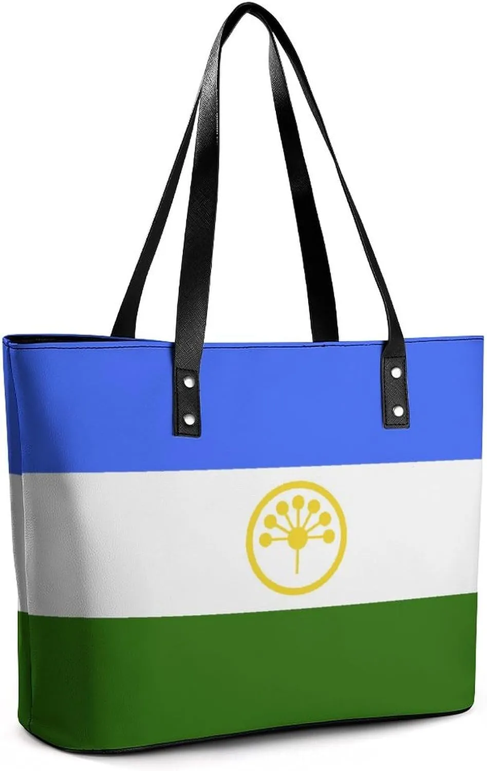 Women's Montserrat Lslands Flag Tote Bag Leather Shoulder Handbag Large Capacity Organizer