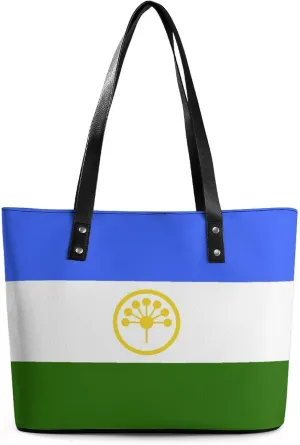 Women's Montserrat Lslands Flag Tote Bag Leather Shoulder Handbag Large Capacity Organizer