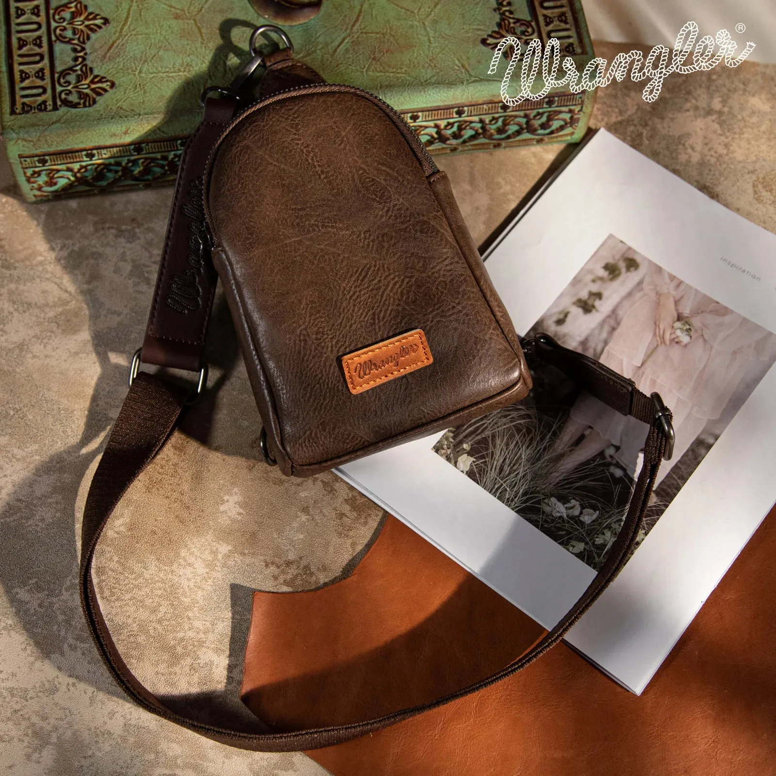 Wrangler Sling Bag - Coffee