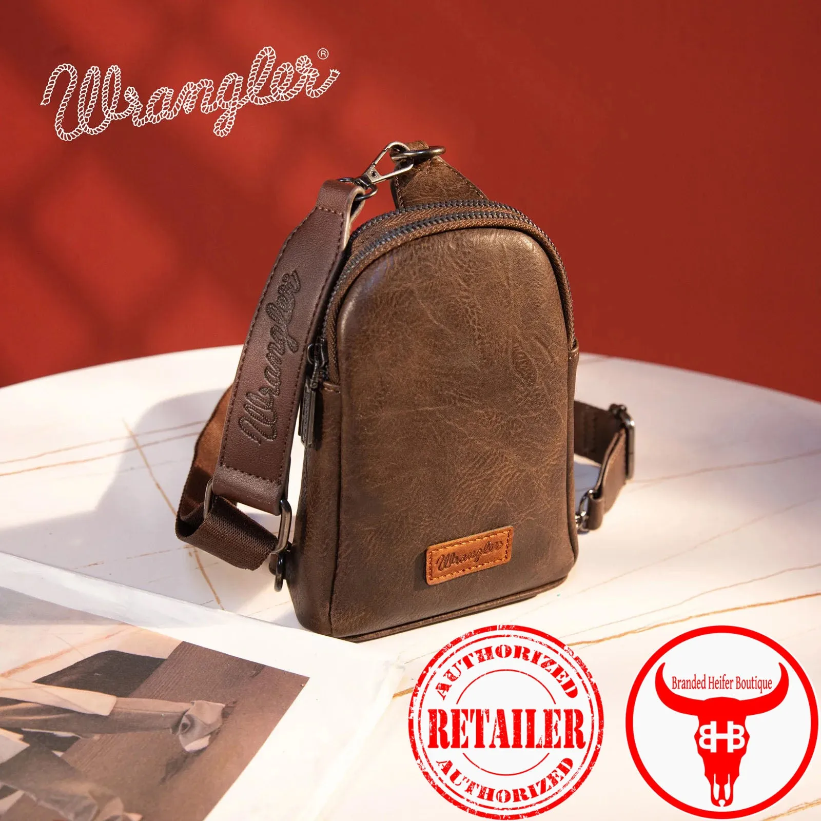 Wrangler Sling Bag - Coffee