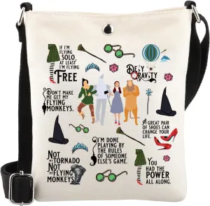 WSNANG Movie Inspired Gift Movie Themed Tote Bag Movie Character Canvas Shopping Bag Ruby Fans Gift