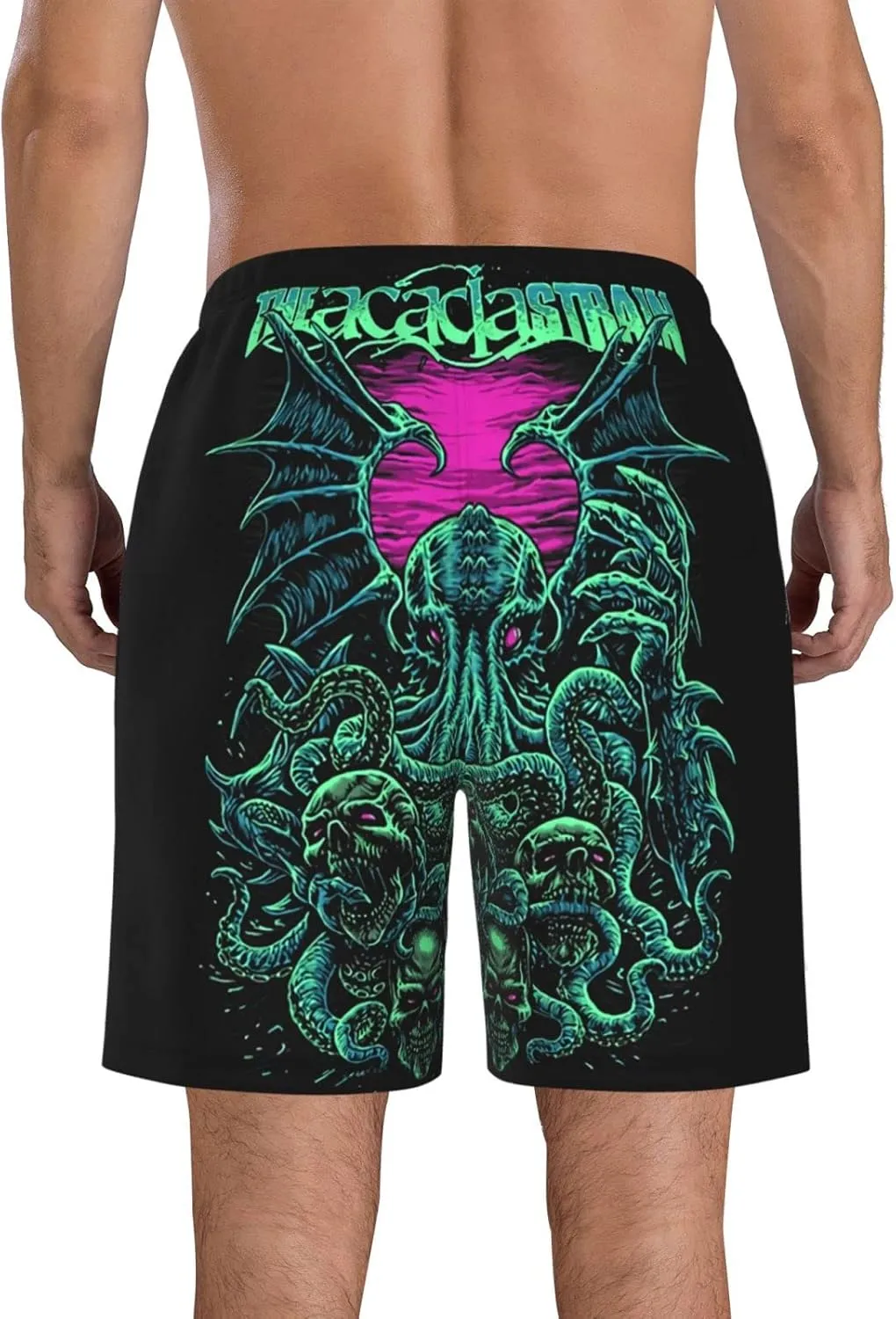XENITE The Acacia Music and Strain Mens Swim Trunks Swim Shorts with Mesh Lining Beach Shorts Bathing Suits