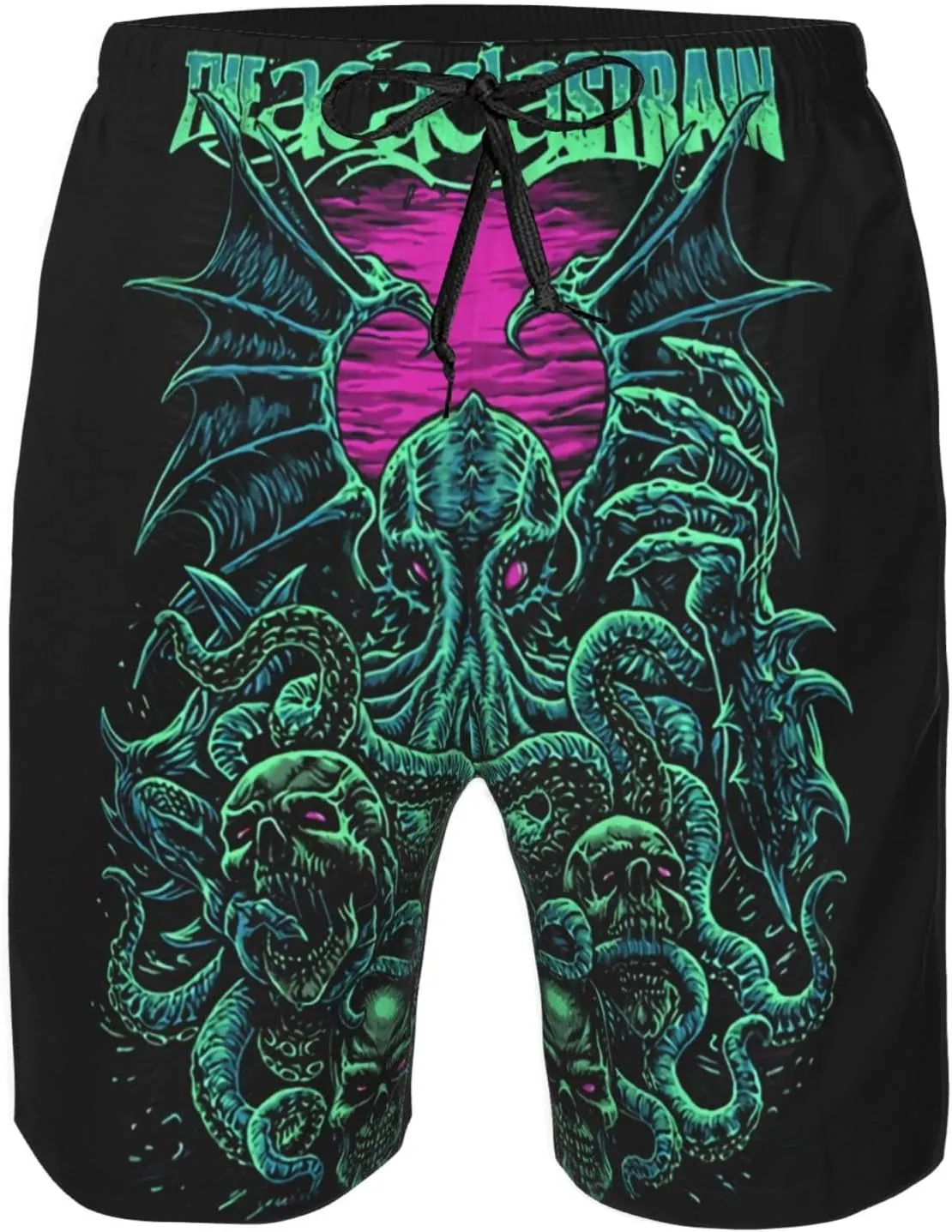 XENITE The Acacia Music and Strain Mens Swim Trunks Swim Shorts with Mesh Lining Beach Shorts Bathing Suits