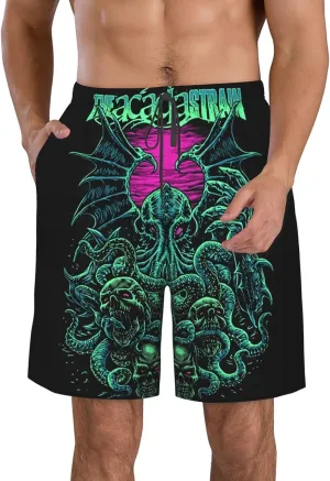 XENITE The Acacia Music and Strain Mens Swim Trunks Swim Shorts with Mesh Lining Beach Shorts Bathing Suits