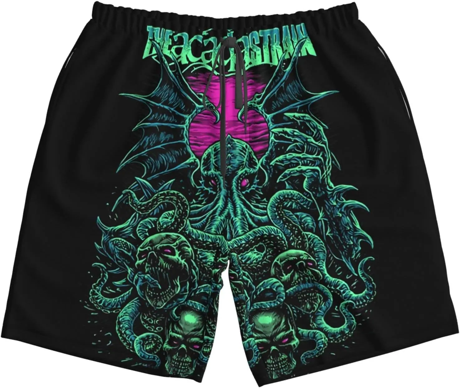 XENITE The Acacia Music and Strain Mens Swim Trunks Swim Shorts with Mesh Lining Beach Shorts Bathing Suits
