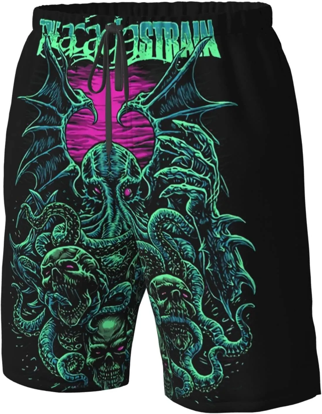 XENITE The Acacia Music and Strain Mens Swim Trunks Swim Shorts with Mesh Lining Beach Shorts Bathing Suits