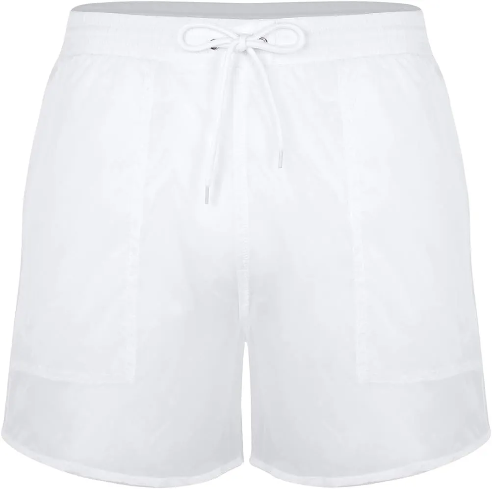 YiZYiF Men's See Through Beach Shorts Underwear Swim Trunks Watershort Lounge Pants