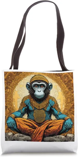 YOGA ART MASTER COLLECTION UNIQUE GRAPHIC TEE Tote Bag