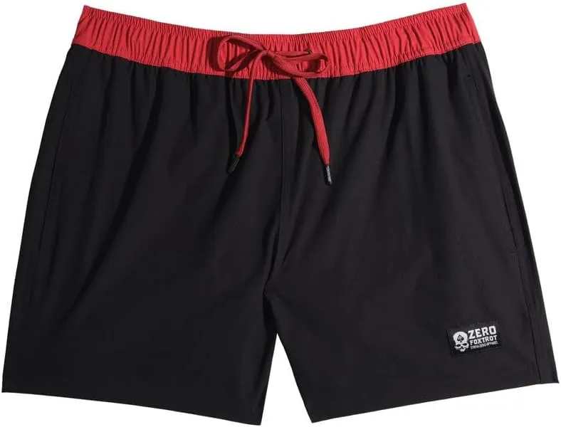 Zero Foxtrot Mens Swimwear, Swim Trunks and Board Shorts, Fast Drying, UPF 50  | 5 and 7 Inch Inseam, SM – XXL