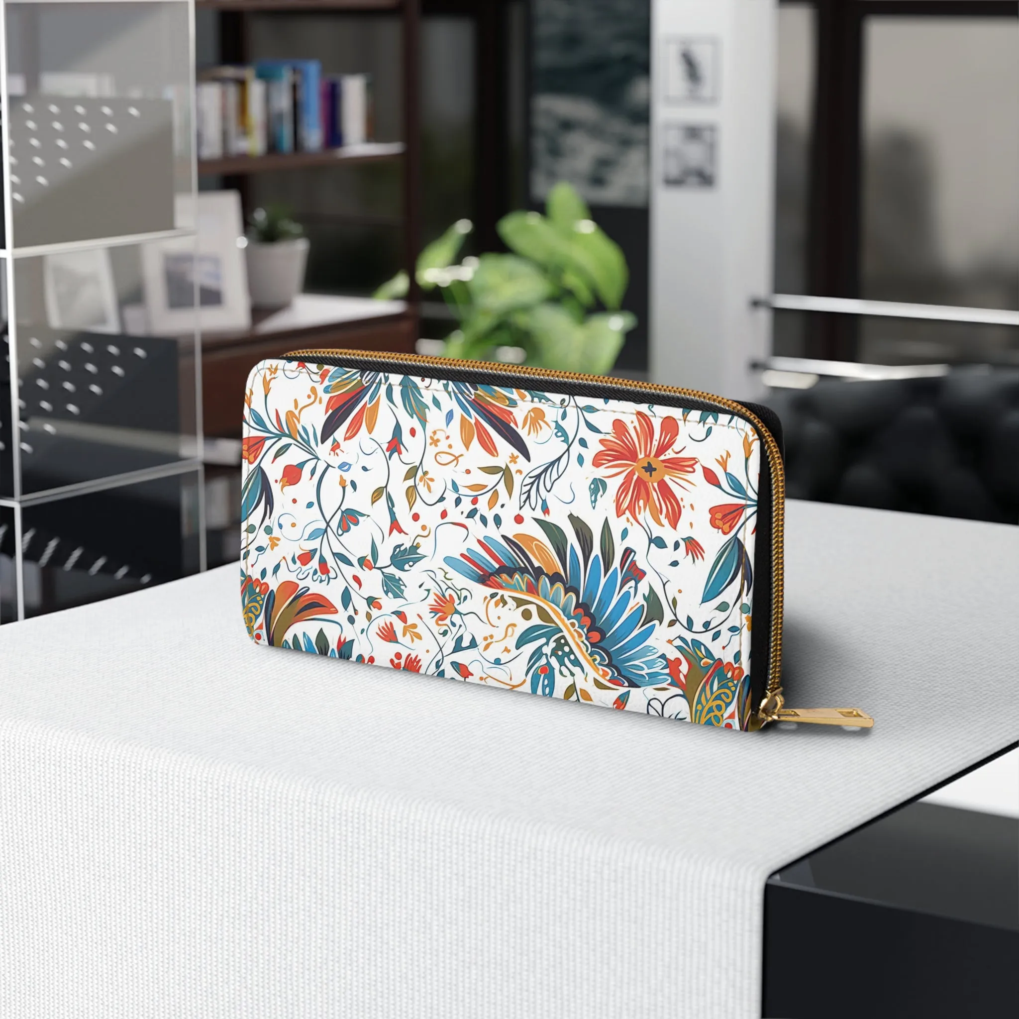 Zipper Wallet - Colibri Abstract